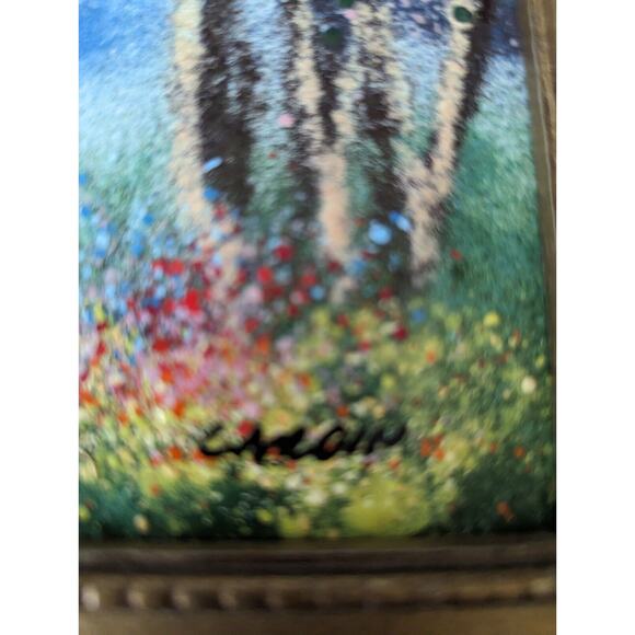 Louis Cardin Lot Of 4 Enamel On Copper Paintings See Photos And Description - Picture 8 of 16